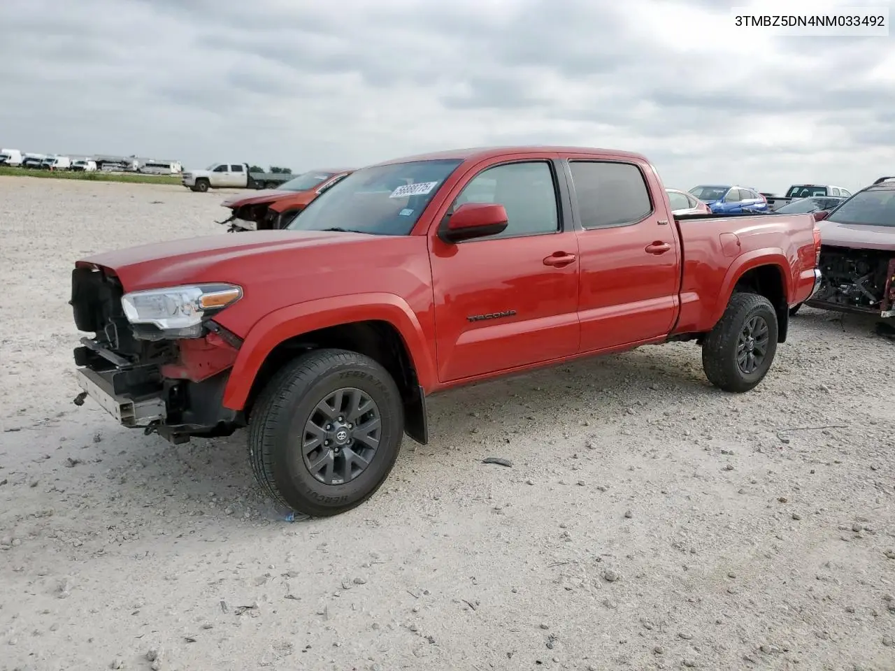 2022 Toyota Tacoma Double Cab VIN: 3TMBZ5DN4NM033492 Lot: 56888775