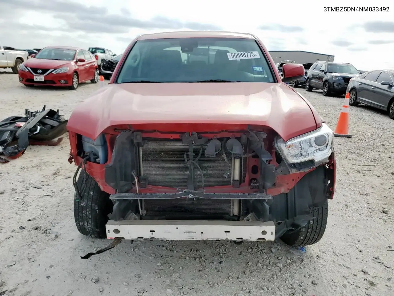 2022 Toyota Tacoma Double Cab VIN: 3TMBZ5DN4NM033492 Lot: 56888775