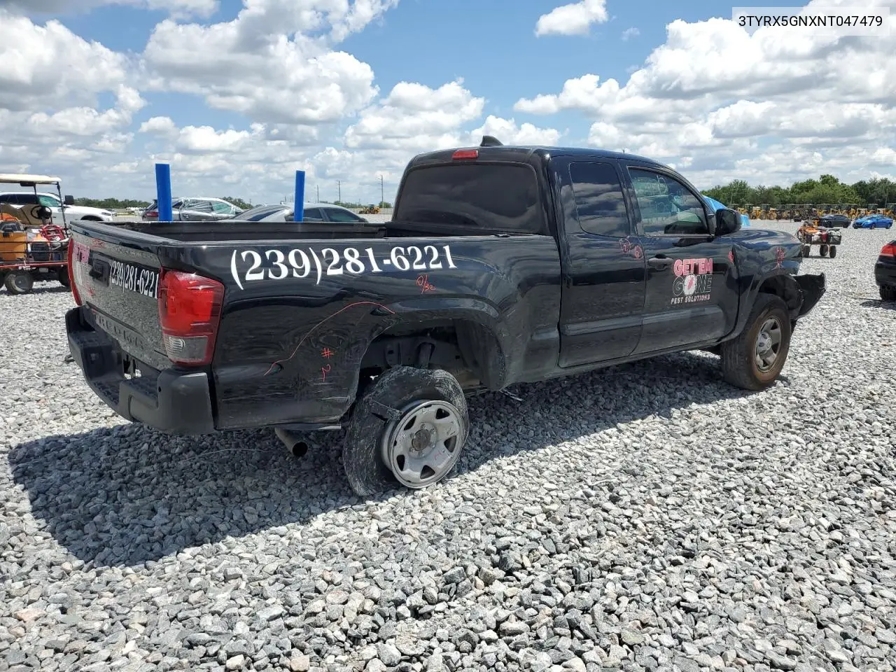 2022 Toyota Tacoma Access Cab VIN: 3TYRX5GNXNT047479 Lot: 57023765