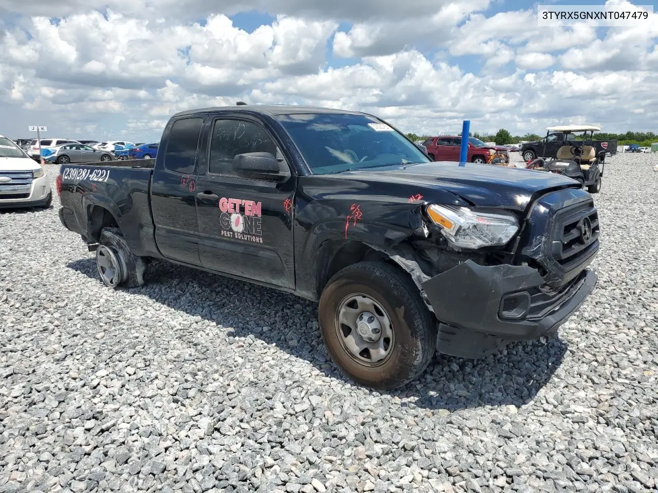 2022 Toyota Tacoma Access Cab VIN: 3TYRX5GNXNT047479 Lot: 57023765