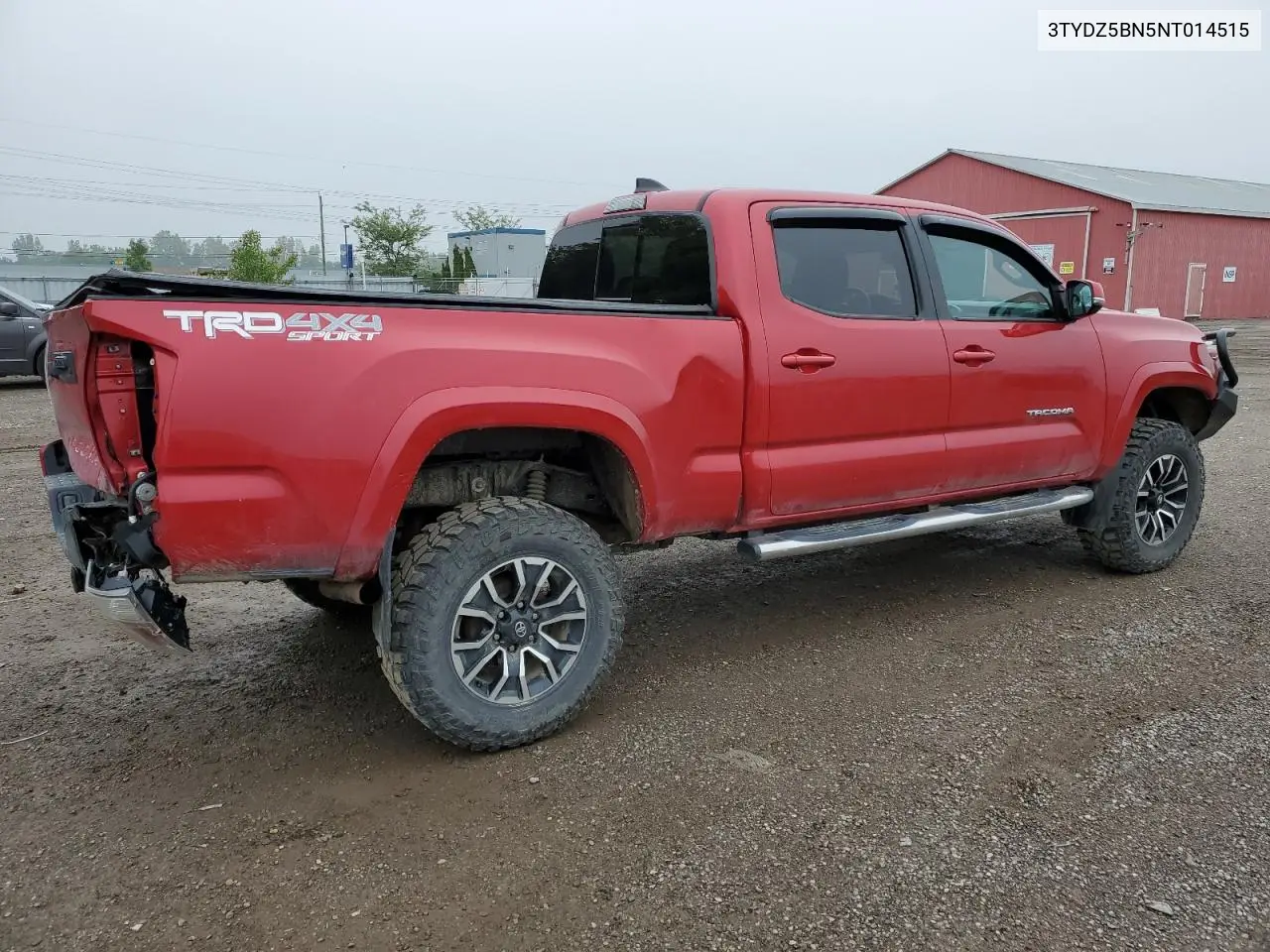 2022 Toyota Tacoma Double Cab VIN: 3TYDZ5BN5NT014515 Lot: 57378054