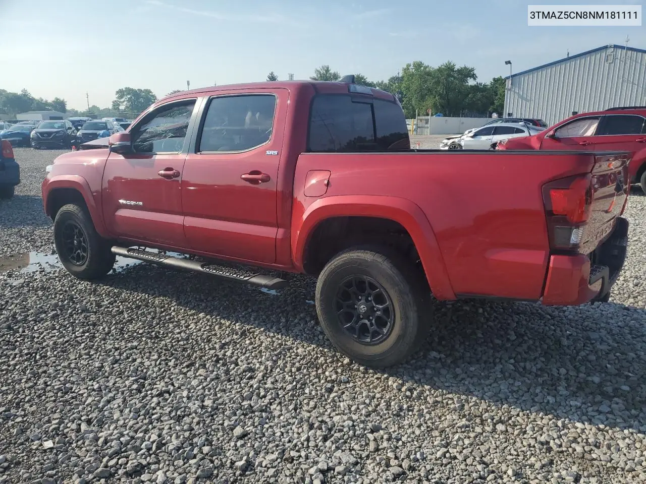 2022 Toyota Tacoma Double Cab VIN: 3TMAZ5CN8NM181111 Lot: 62294185