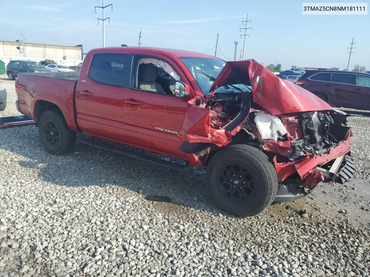 2022 Toyota Tacoma Double Cab VIN: 3TMAZ5CN8NM181111 Lot: 62294185