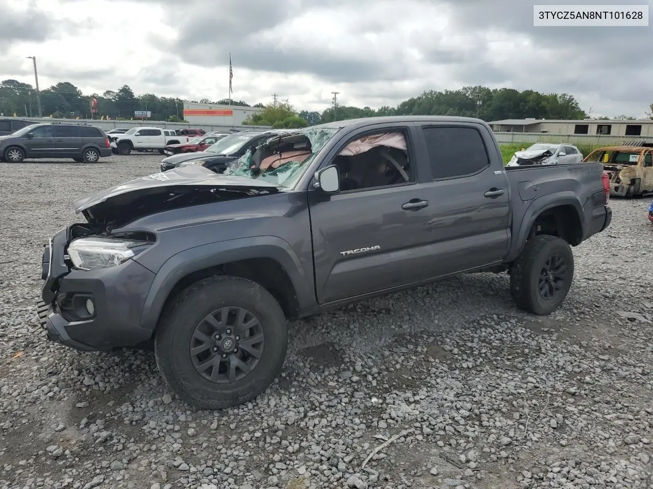 2022 Toyota Tacoma Double Cab VIN: 3TYCZ5AN8NT101628 Lot: 62405765