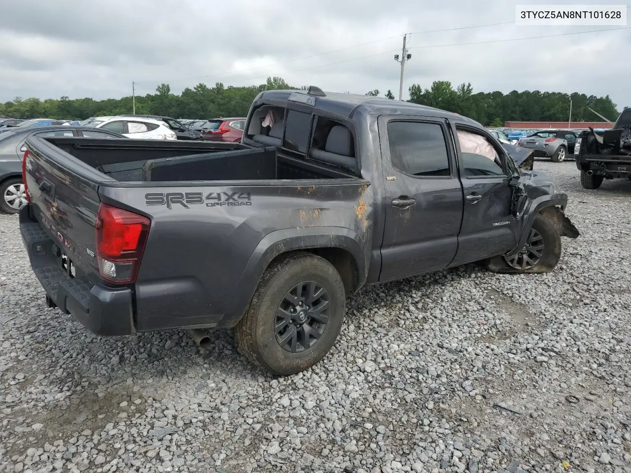 2022 Toyota Tacoma Double Cab VIN: 3TYCZ5AN8NT101628 Lot: 62405765