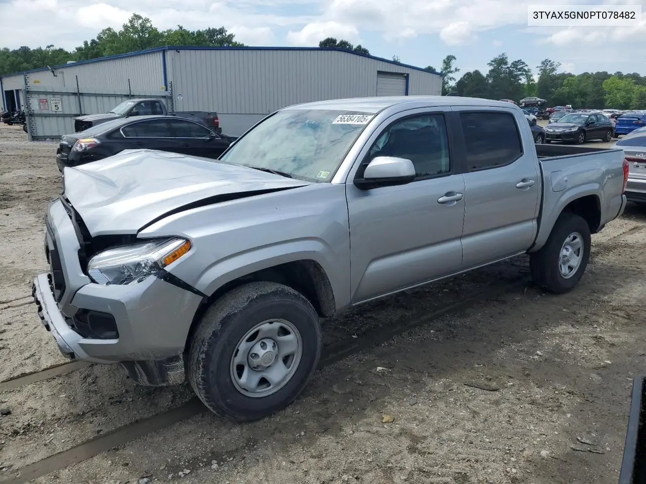 2023 Toyota Tacoma Double Cab VIN: 3TYAX5GN0PT078482 Lot: 56384105