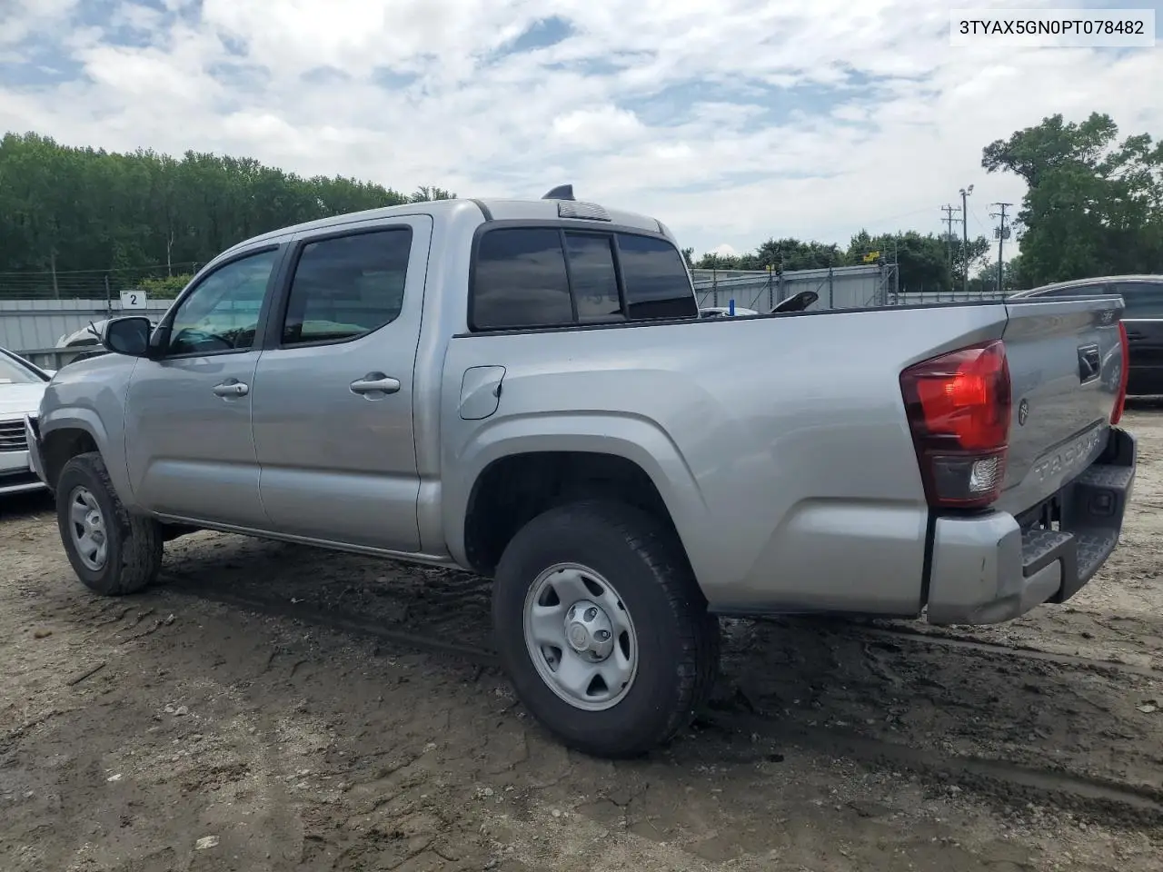 2023 Toyota Tacoma Double Cab VIN: 3TYAX5GN0PT078482 Lot: 56384105