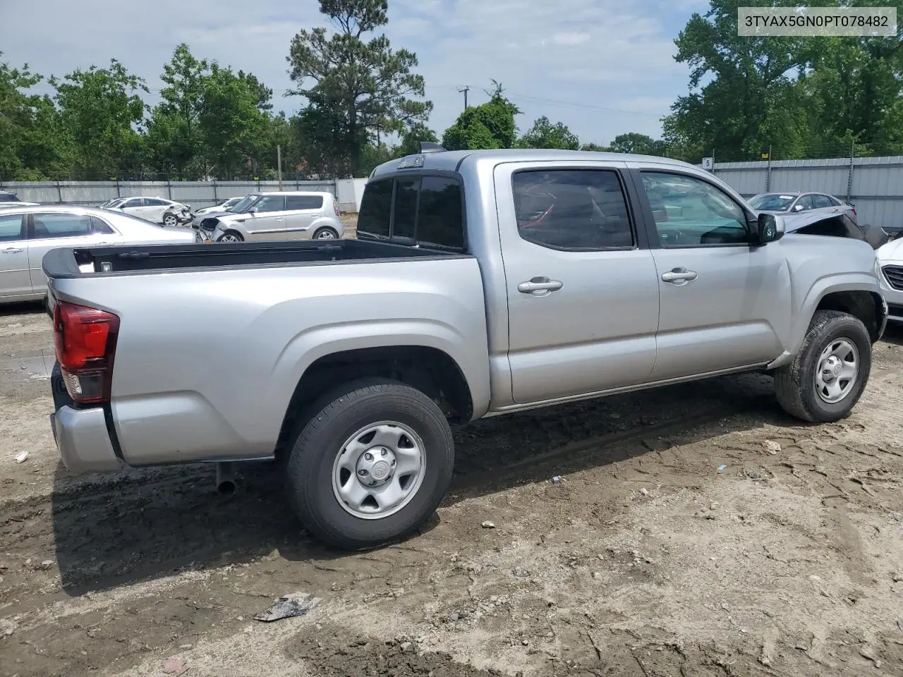 2023 Toyota Tacoma Double Cab VIN: 3TYAX5GN0PT078482 Lot: 56384105