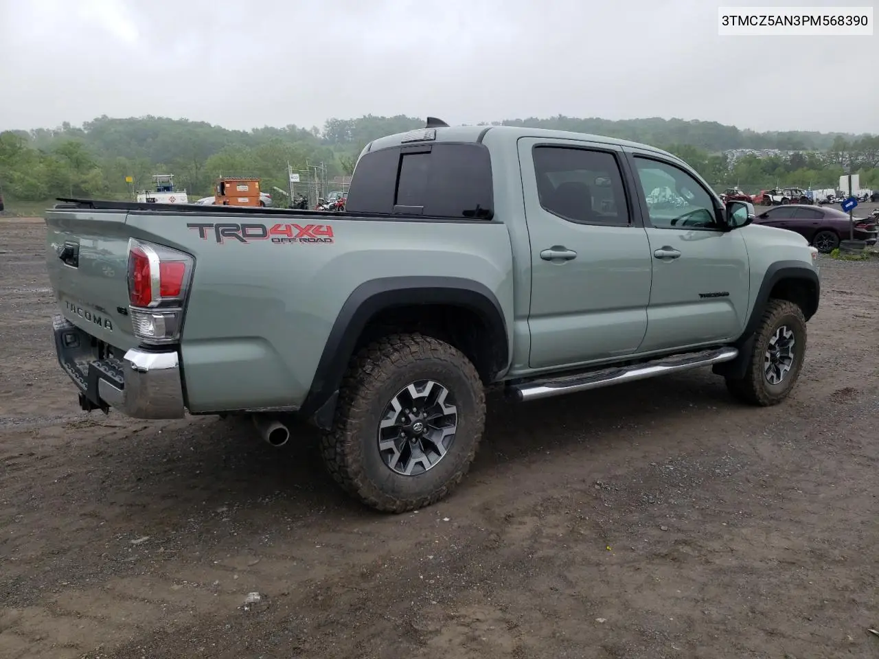 2023 Toyota Tacoma Double Cab VIN: 3TMCZ5AN3PM568390 Lot: 57017195