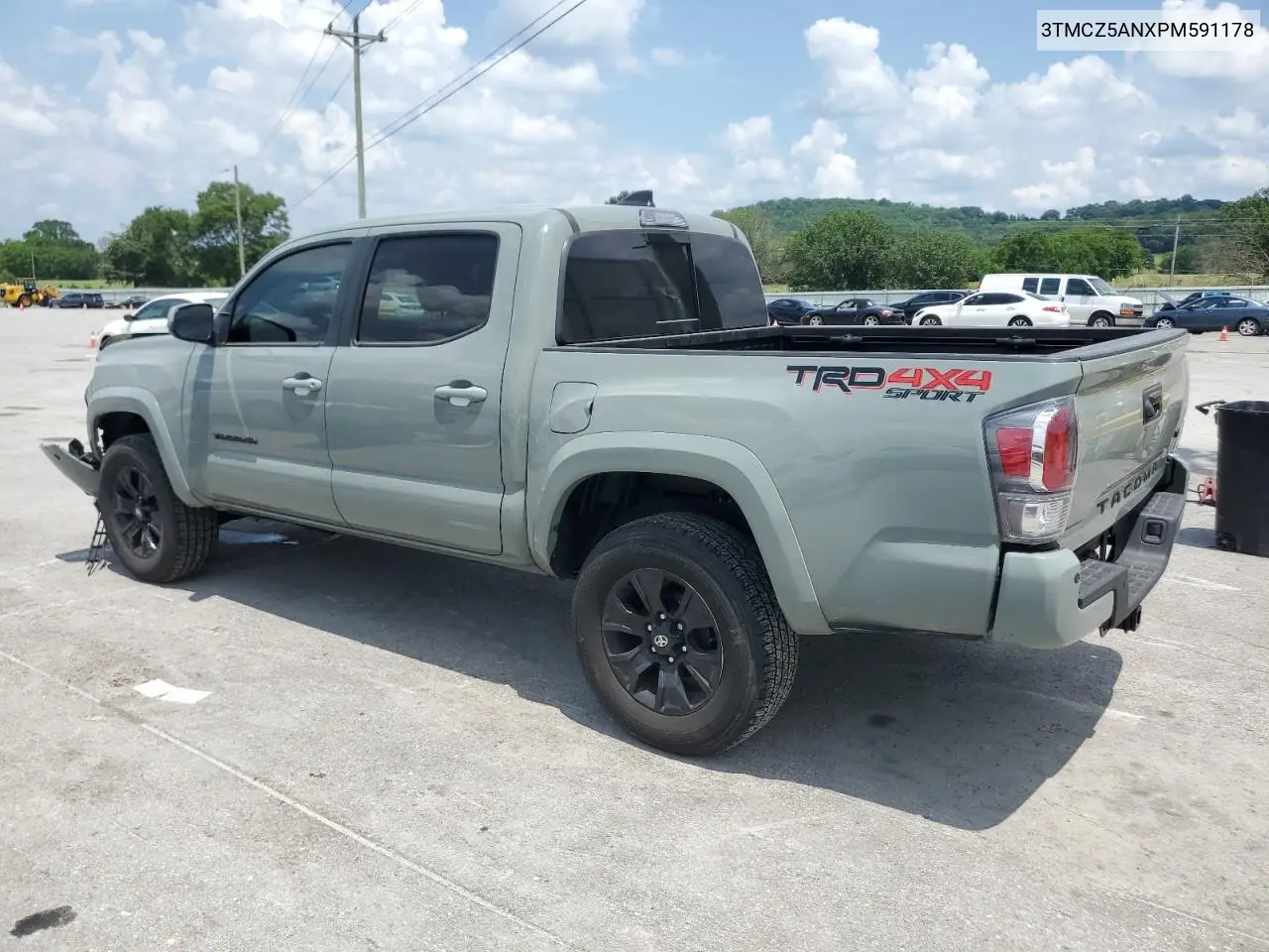 2023 Toyota Tacoma Double Cab VIN: 3TMCZ5ANXPM591178 Lot: 62659685