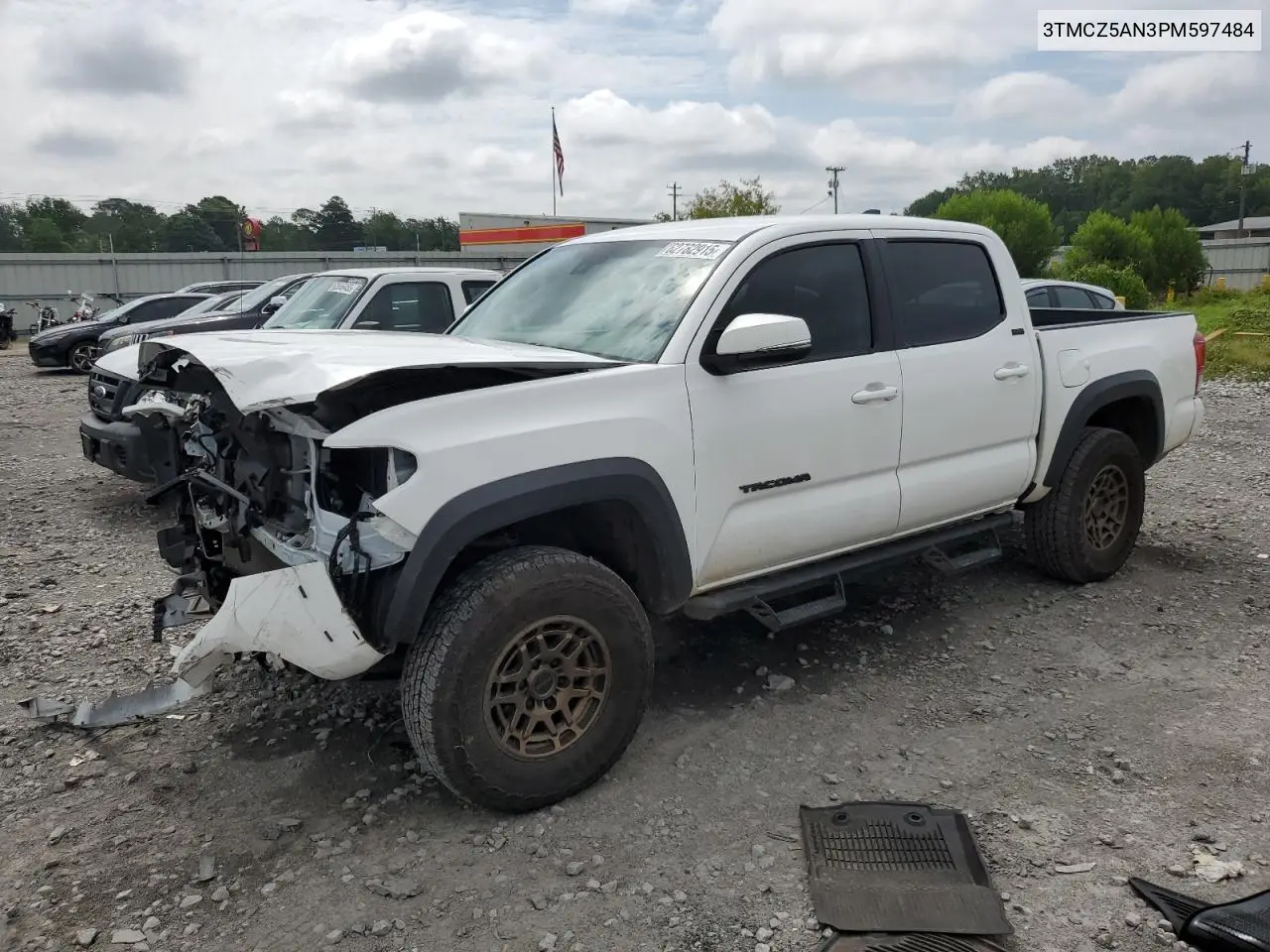 2023 Toyota Tacoma Double Cab VIN: 3TMCZ5AN3PM597484 Lot: 62782915