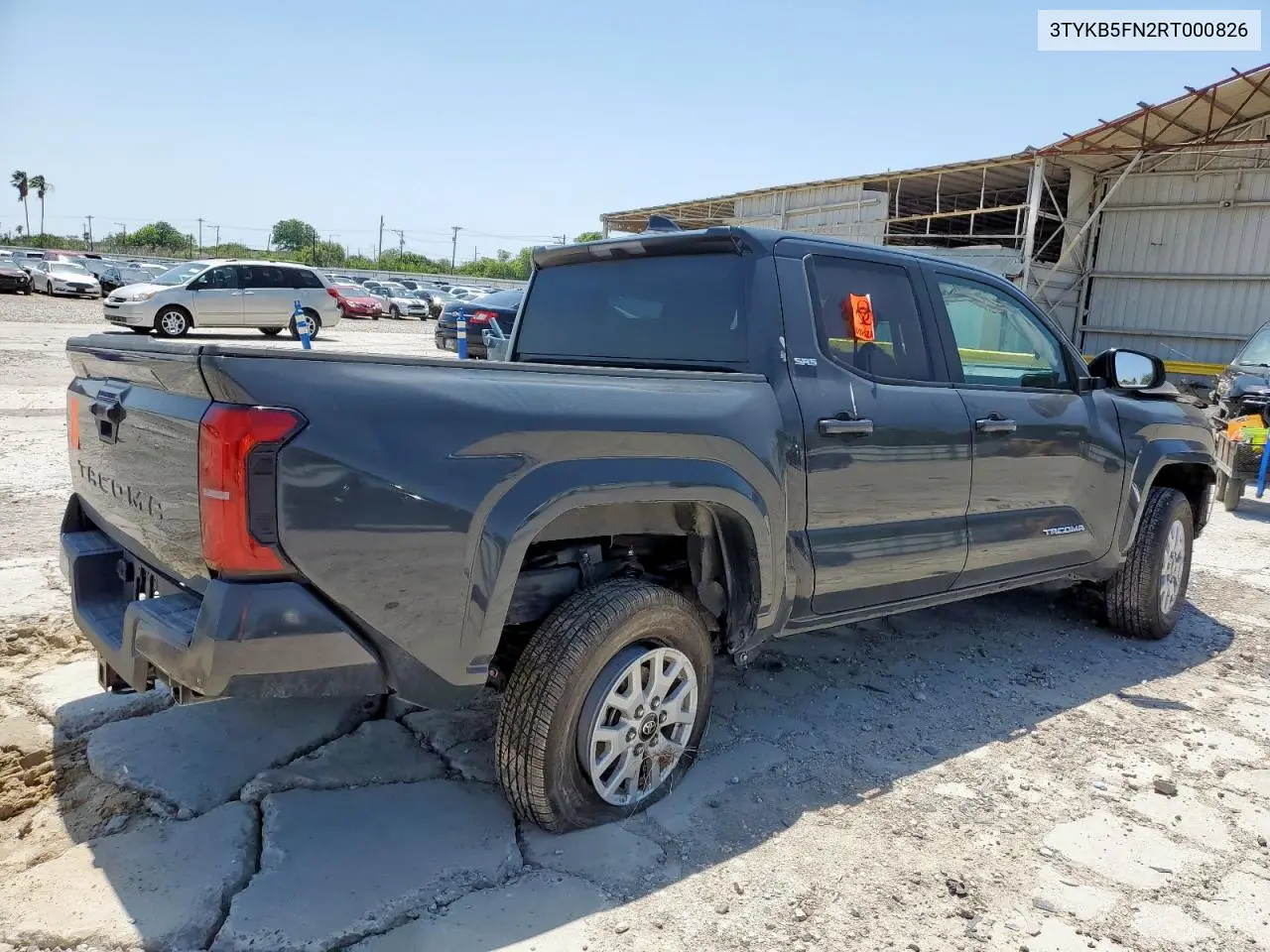 2024 Toyota Tacoma Double Cab VIN: 3TYKB5FN2RT000826 Lot: 56976295