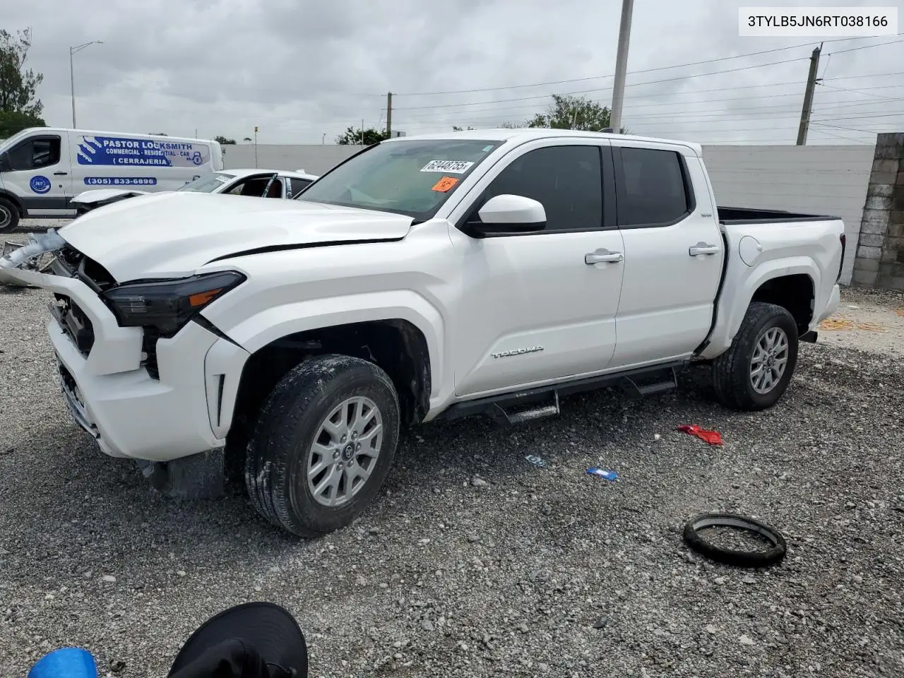 2024 Toyota Tacoma Double Cab VIN: 3TYLB5JN6RT038166 Lot: 62448755