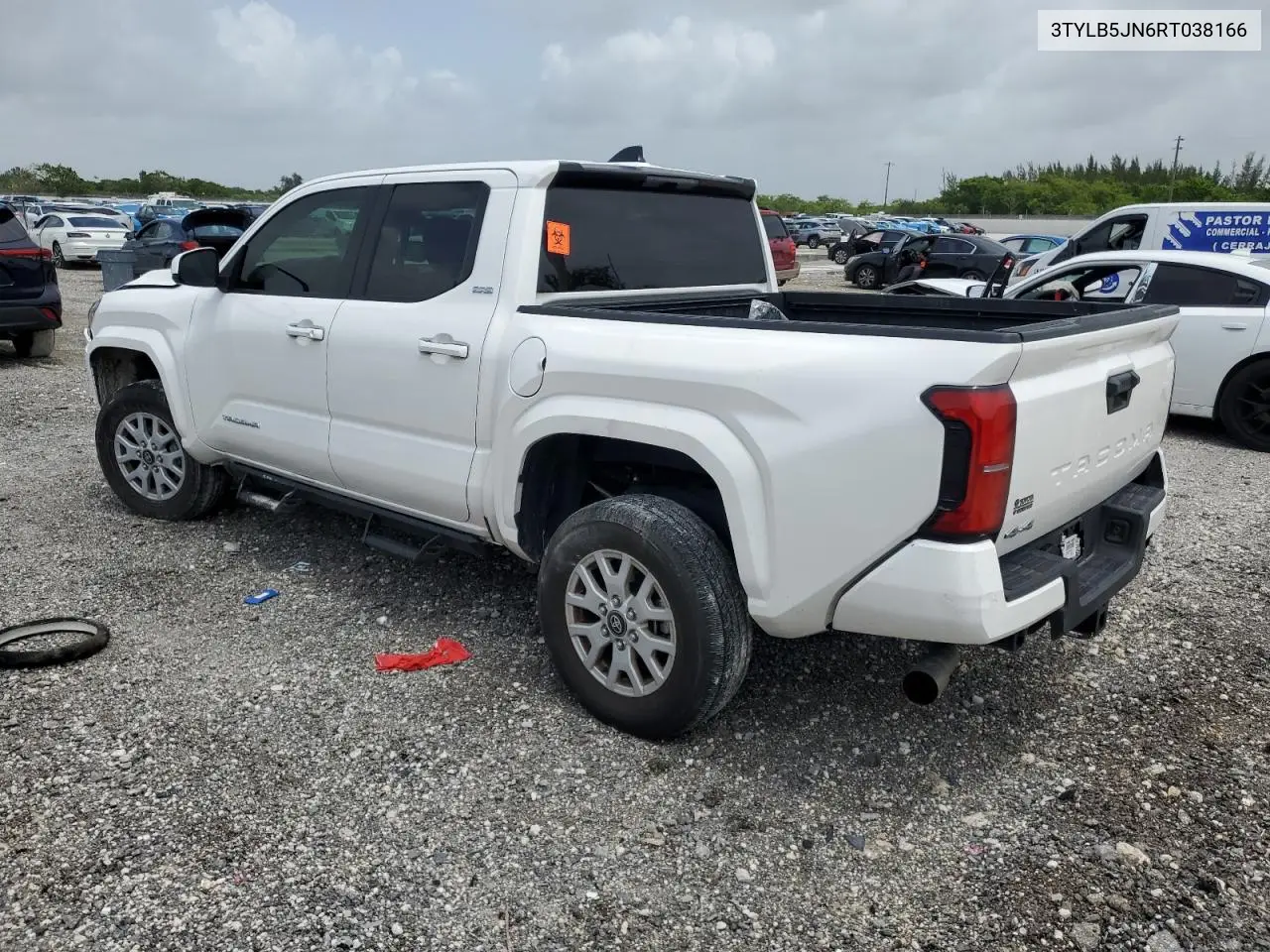 2024 Toyota Tacoma Double Cab VIN: 3TYLB5JN6RT038166 Lot: 62448755