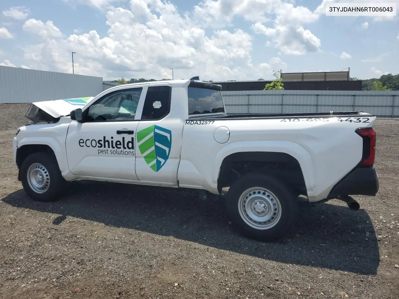 2024 Toyota Tacoma Xtracab VIN: 3TYJDAHN6RT006043 Lot: 63055985