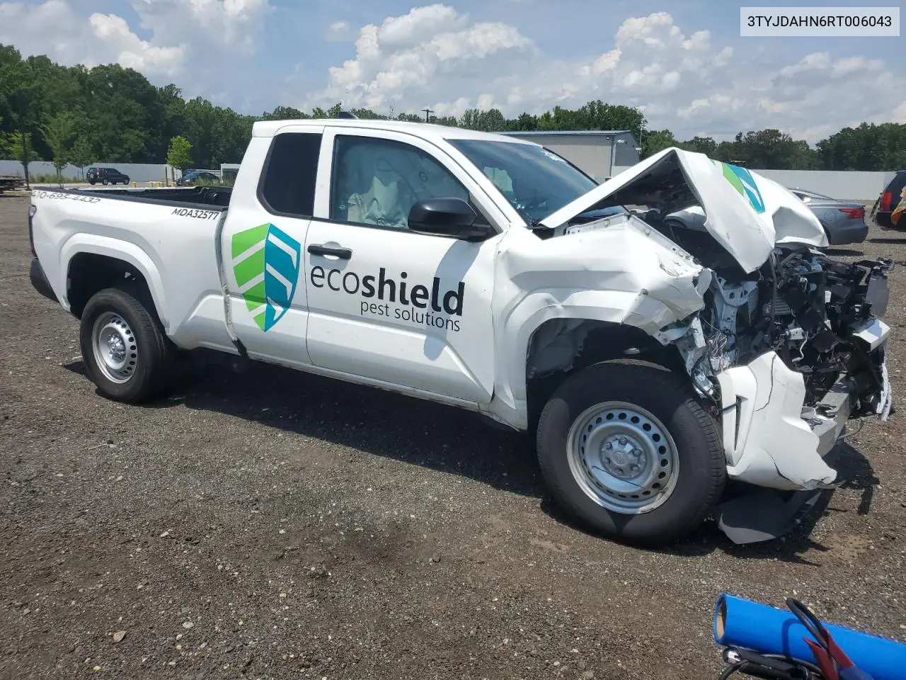 2024 Toyota Tacoma Xtracab VIN: 3TYJDAHN6RT006043 Lot: 63055985