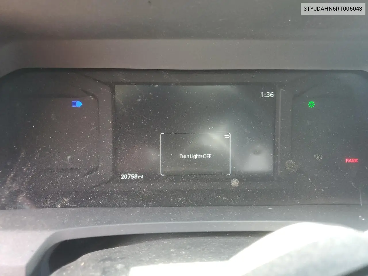 2024 Toyota Tacoma Xtracab VIN: 3TYJDAHN6RT006043 Lot: 63055985