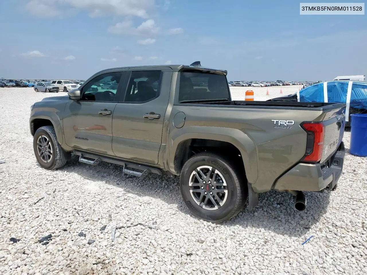 2024 Toyota Tacoma Double Cab VIN: 3TMKB5FN0RM011528 Lot: 63323345