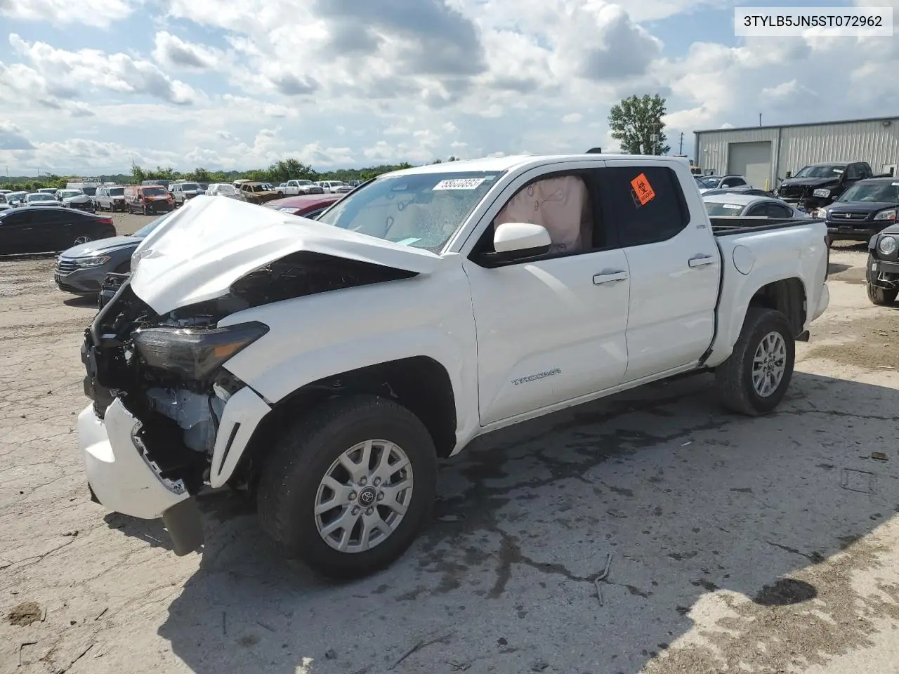 2025 Toyota Tacoma Double Cab VIN: 3TYLB5JN5ST072962 Lot: 58808895