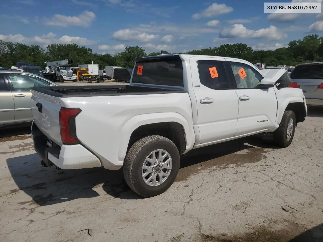 2025 Toyota Tacoma Double Cab VIN: 3TYLB5JN5ST072962 Lot: 58808895