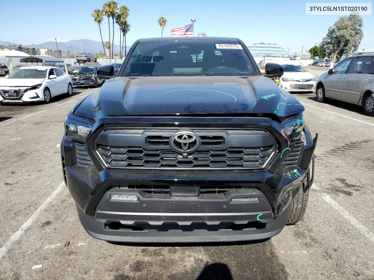2025 Toyota Tacoma Double Cab VIN: 3TYLC5LN1ST020190 Lot: 62184275