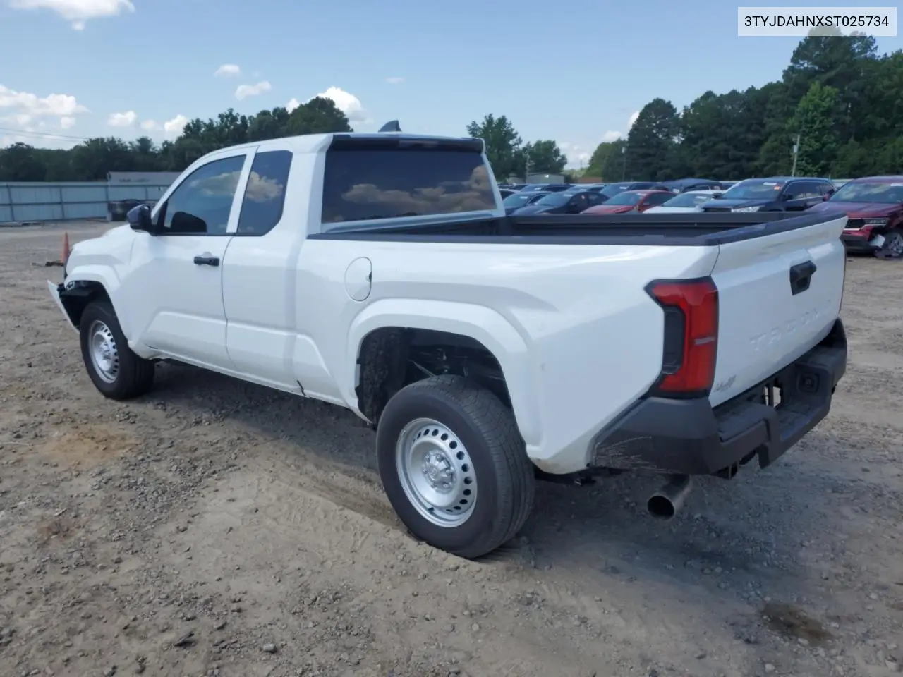 2025 Toyota Tacoma Xtracab VIN: 3TYJDAHNXST025734 Lot: 62907315