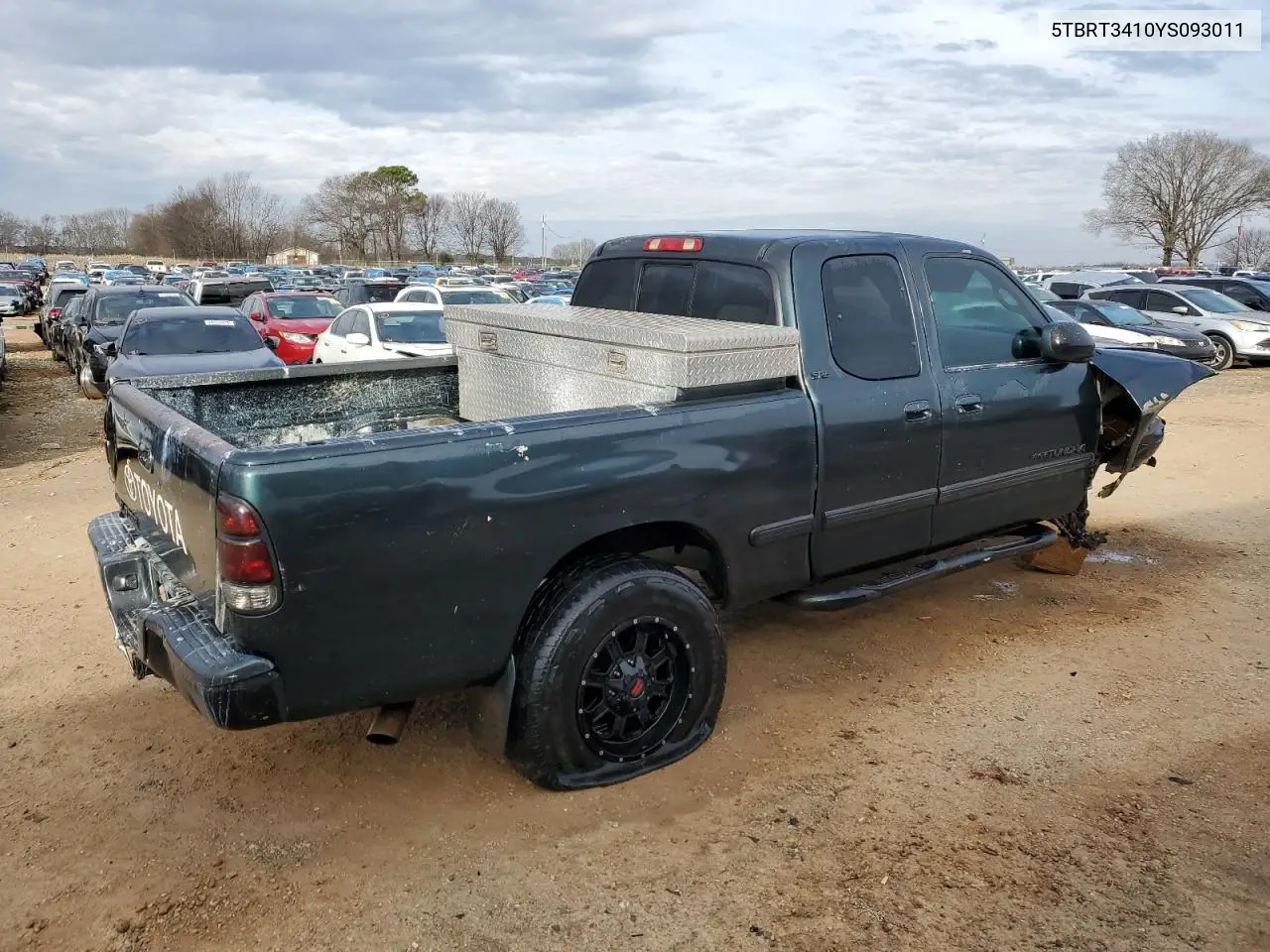 2000 Toyota Tundra Access Cab VIN: 5TBRT3410YS093011 Lot: 43974715