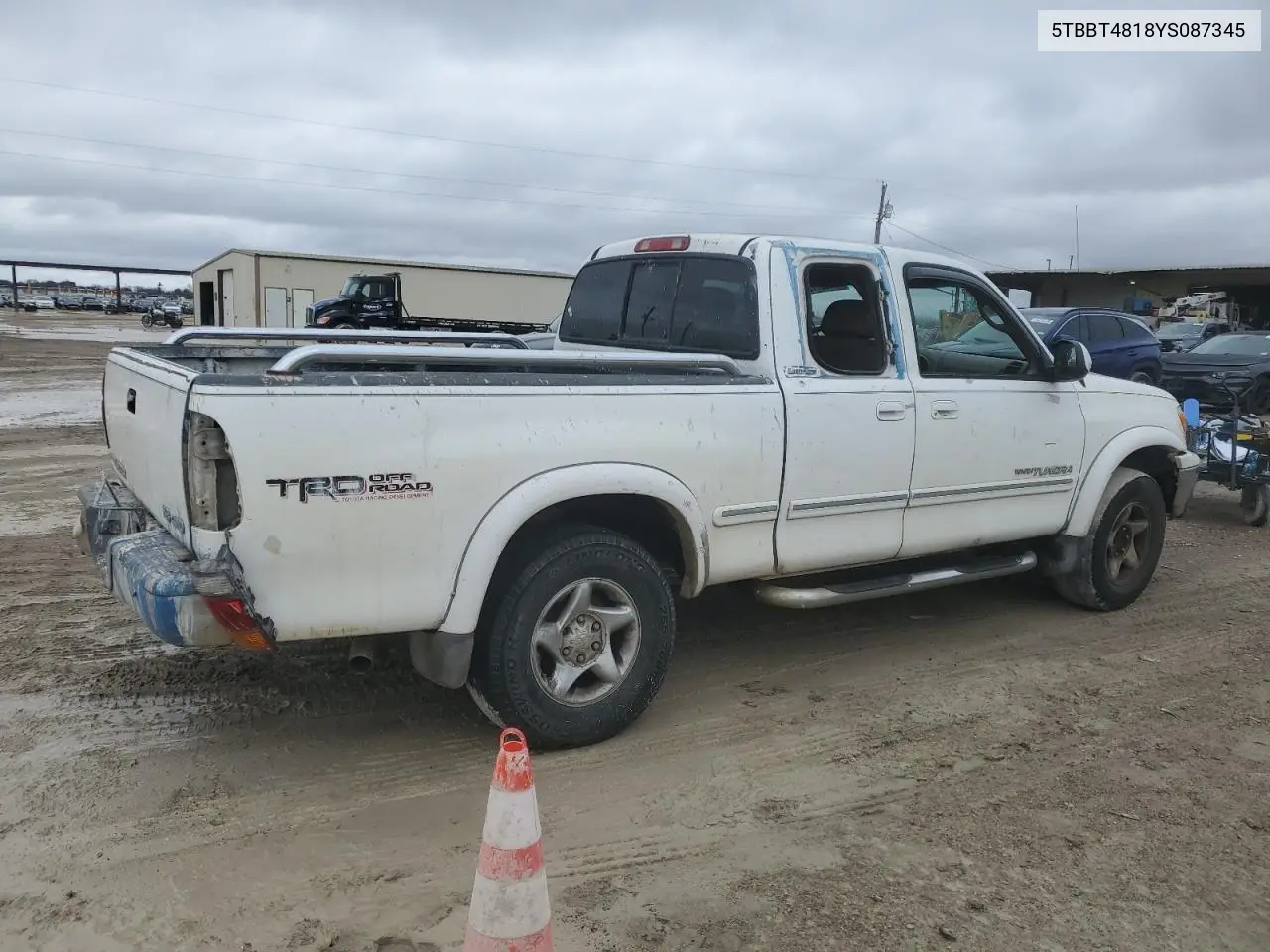 2000 Toyota Tundra Access Cab Limited VIN: 5TBBT4818YS087345 Lot: 44726115