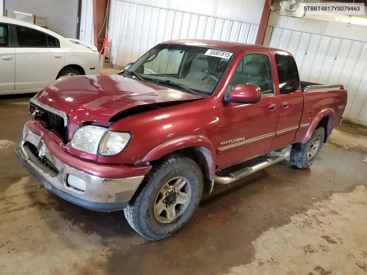 2000 Toyota Tundra Access Cab Limited VIN: 5TBBT4817YS079463 Lot: 55507815