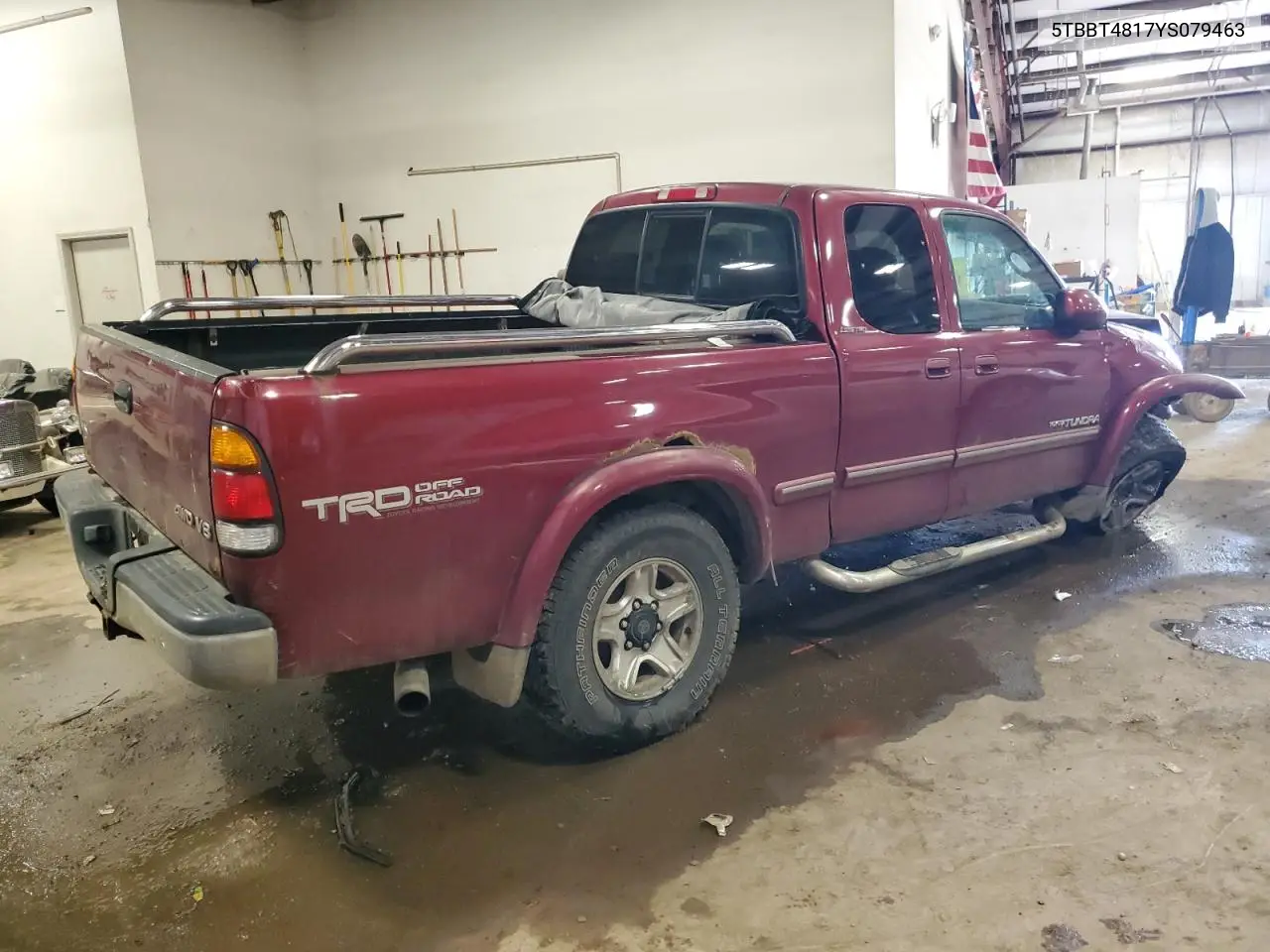 2000 Toyota Tundra Access Cab Limited VIN: 5TBBT4817YS079463 Lot: 55507815