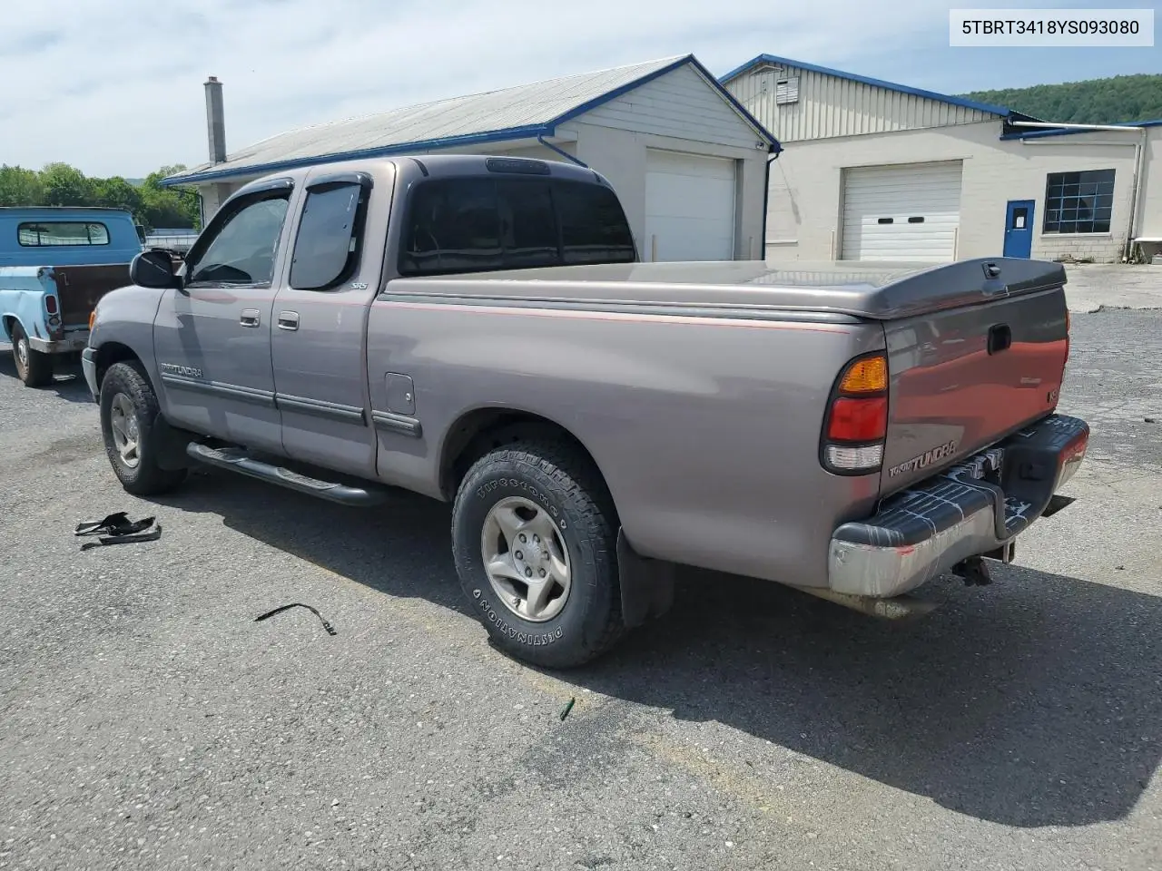 2000 Toyota Tundra Access Cab VIN: 5TBRT3418YS093080 Lot: 55851075