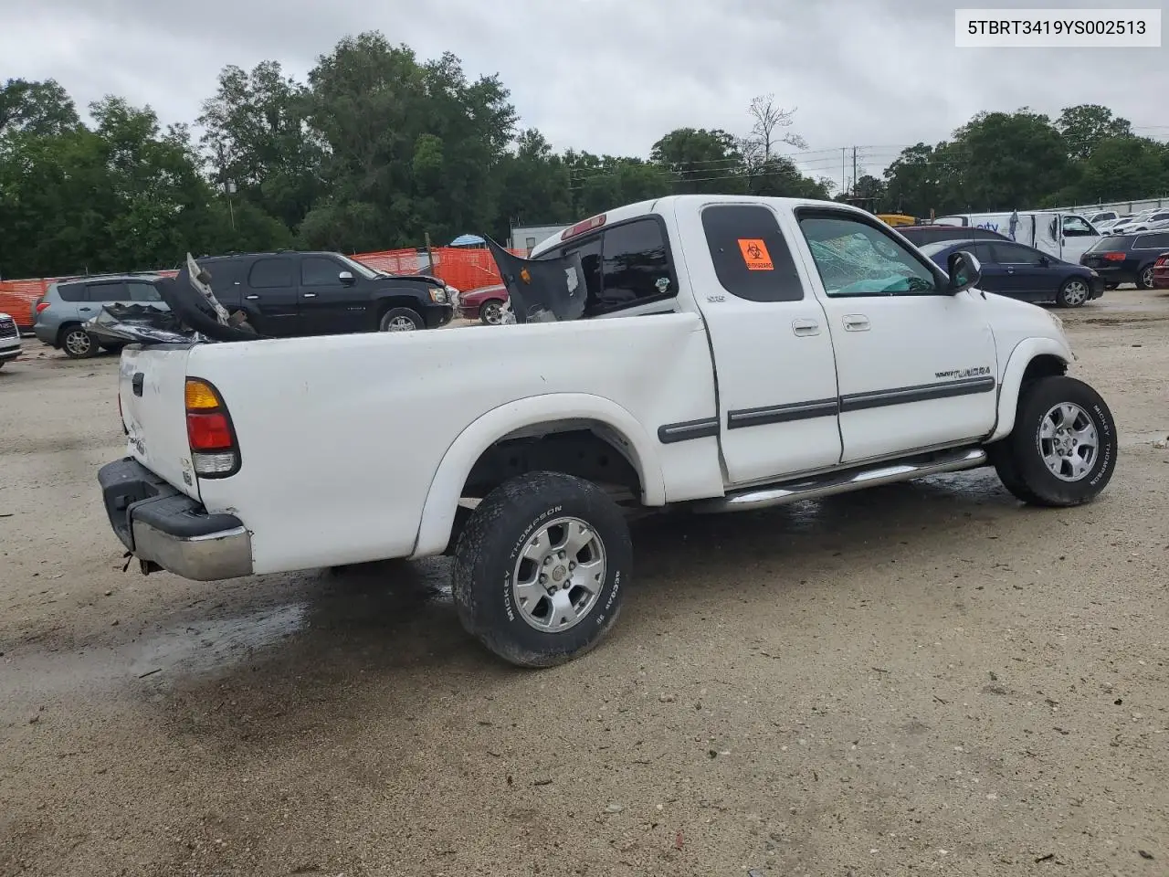 2000 Toyota Tundra Access Cab VIN: 5TBRT3419YS002513 Lot: 55962715