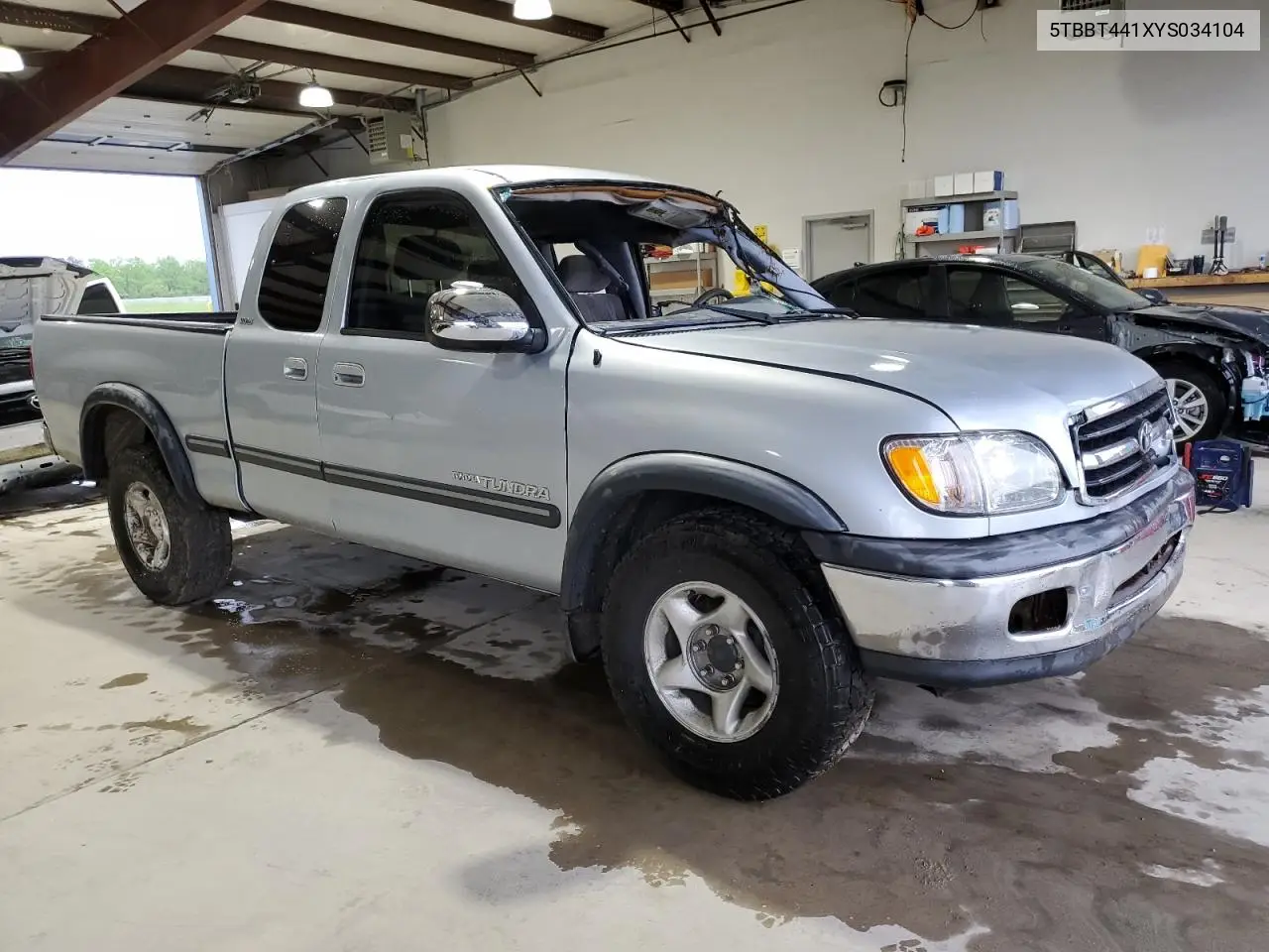 2000 Toyota Tundra Access Cab VIN: 5TBBT441XYS034104 Lot: 56074735