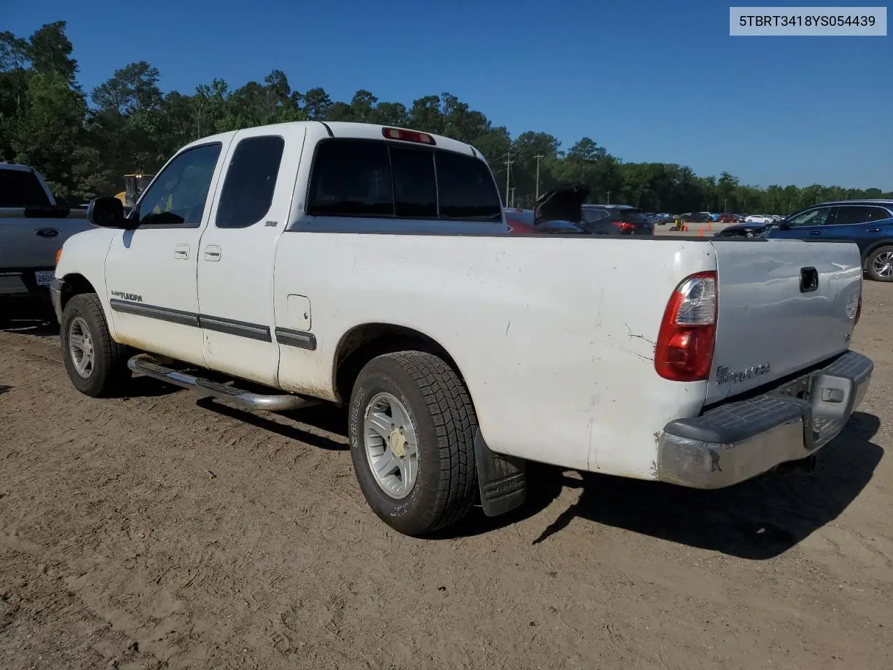 2000 Toyota Tundra Access Cab VIN: 5TBRT3418YS054439 Lot: 56491845