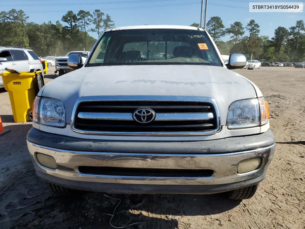 2000 Toyota Tundra Access Cab VIN: 5TBRT3418YS054439 Lot: 56491845