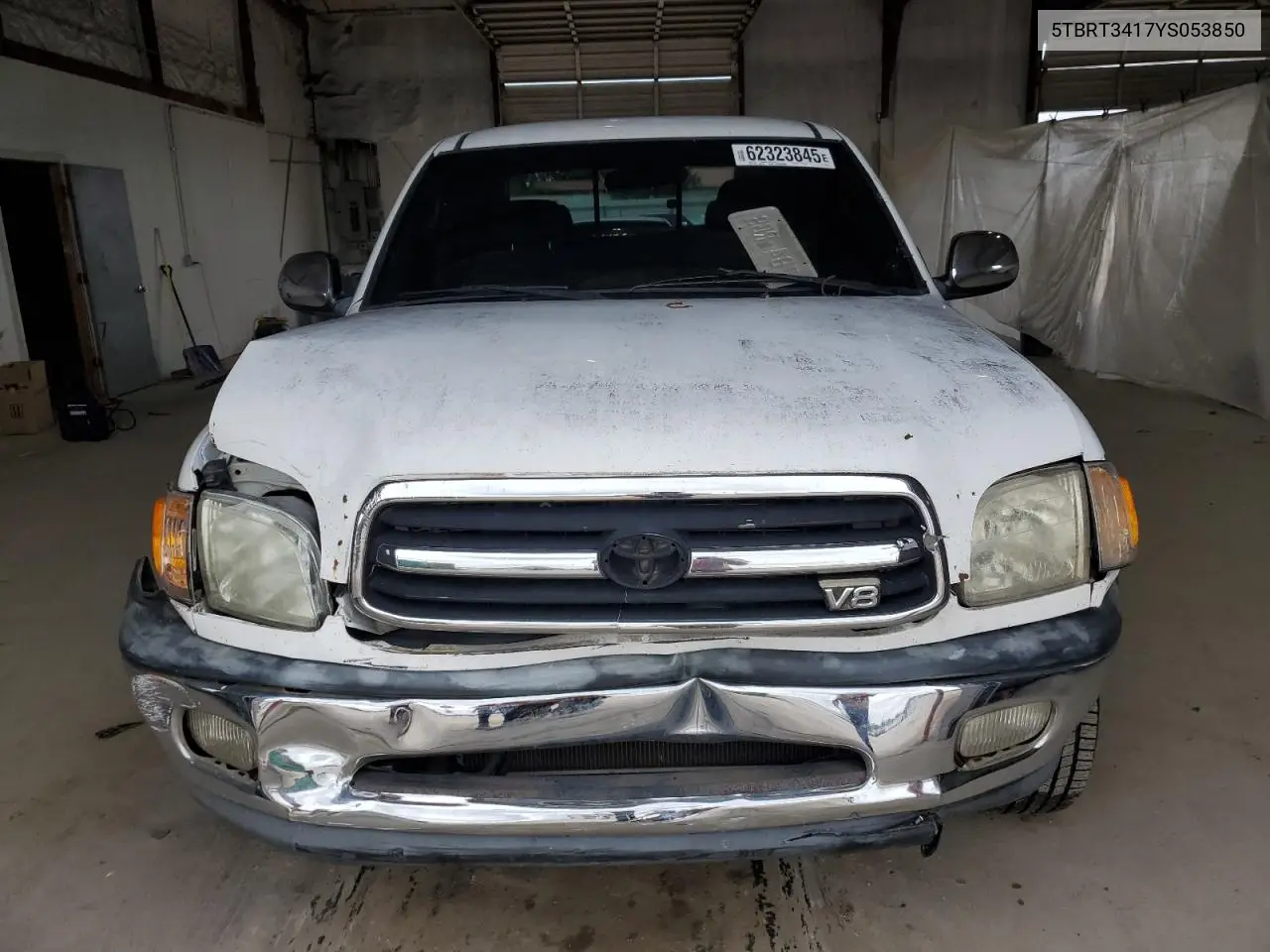 2000 Toyota Tundra Access Cab VIN: 5TBRT3417YS053850 Lot: 62323845