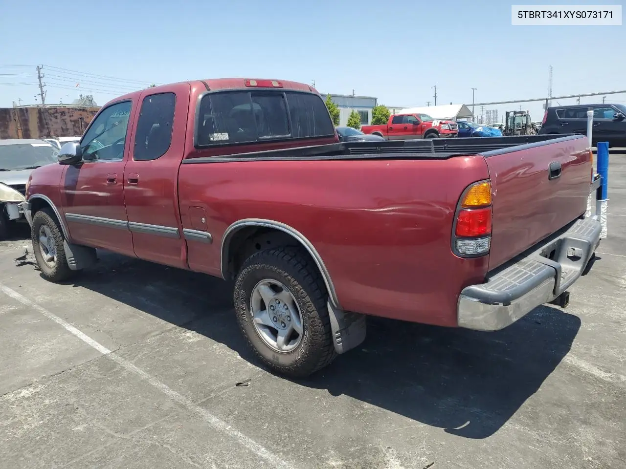 2000 Toyota Tundra Access Cab VIN: 5TBRT341XYS073171 Lot: 62901495