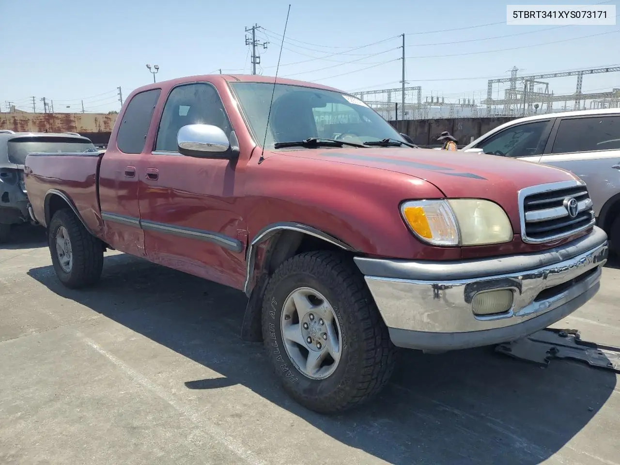 2000 Toyota Tundra Access Cab VIN: 5TBRT341XYS073171 Lot: 62901495
