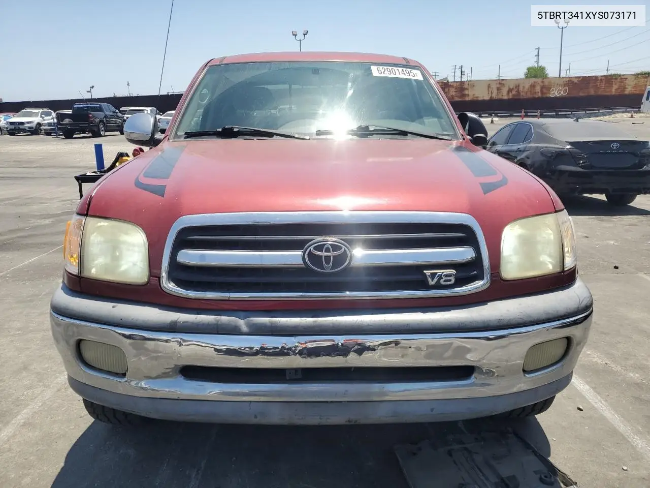 2000 Toyota Tundra Access Cab VIN: 5TBRT341XYS073171 Lot: 62901495