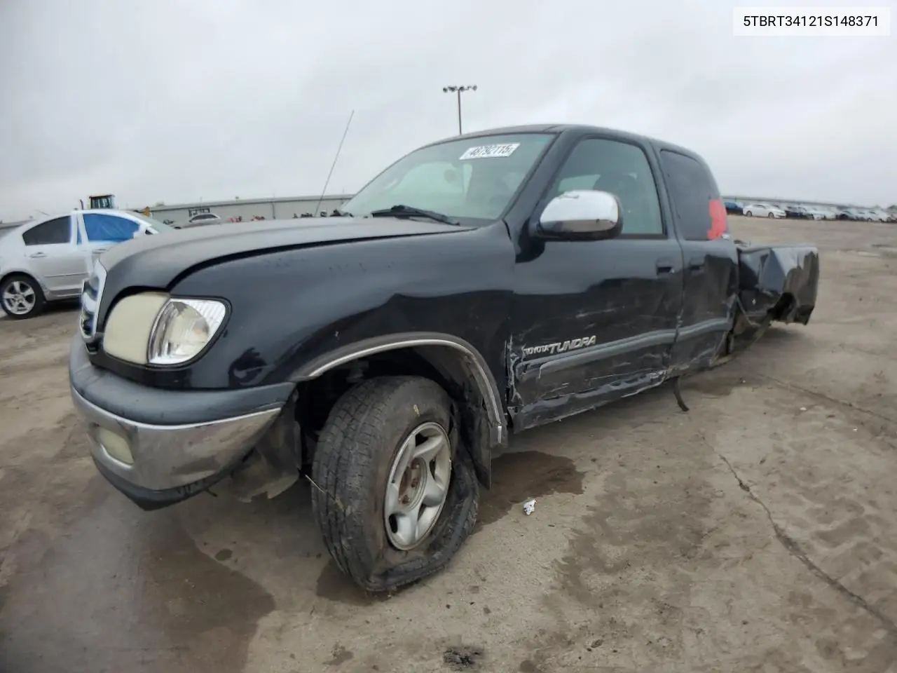 2001 Toyota Tundra Access Cab VIN: 5TBRT34121S148371 Lot: 48792115