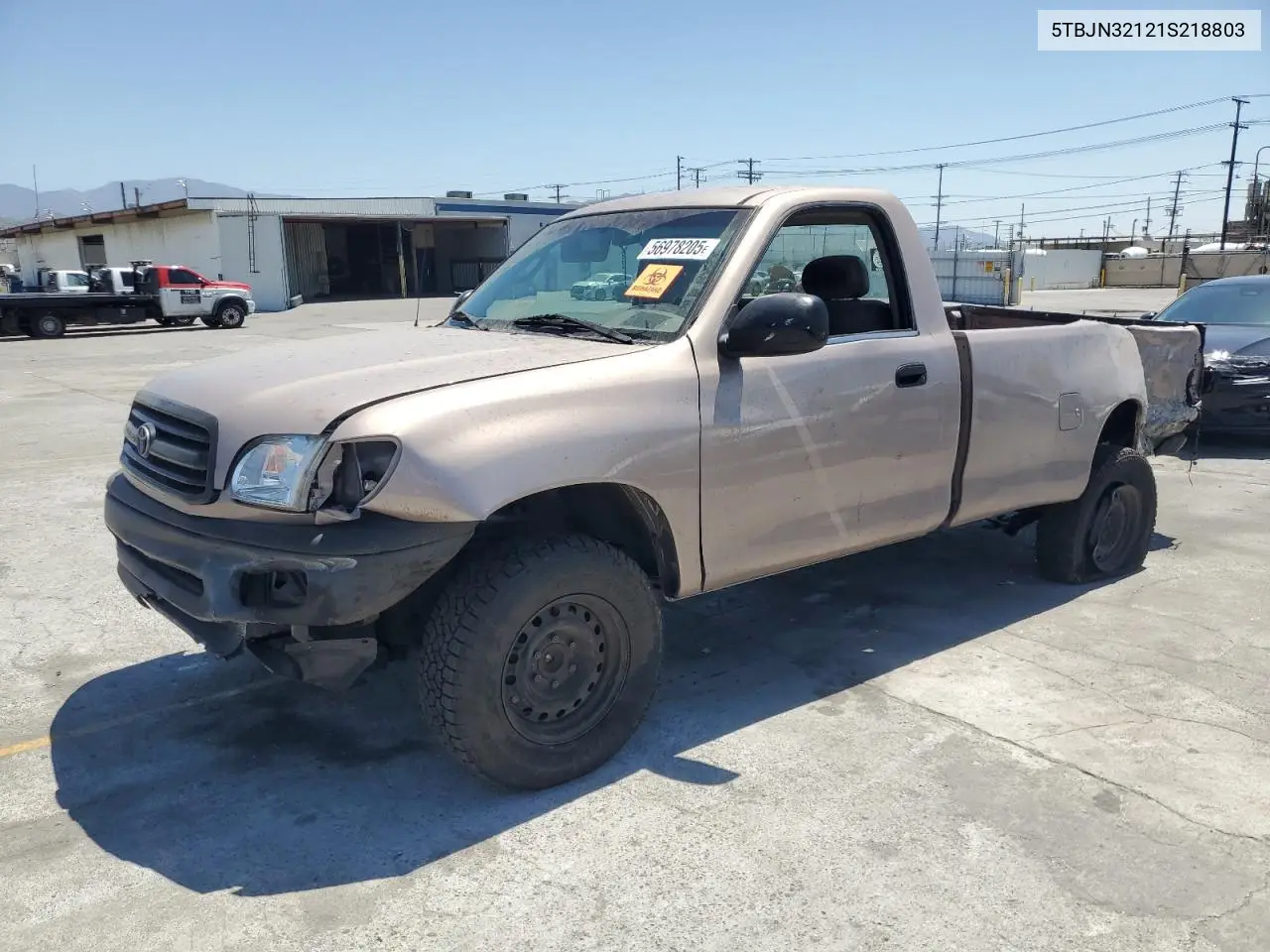 2001 Toyota Tundra VIN: 5TBJN32121S218803 Lot: 56978205