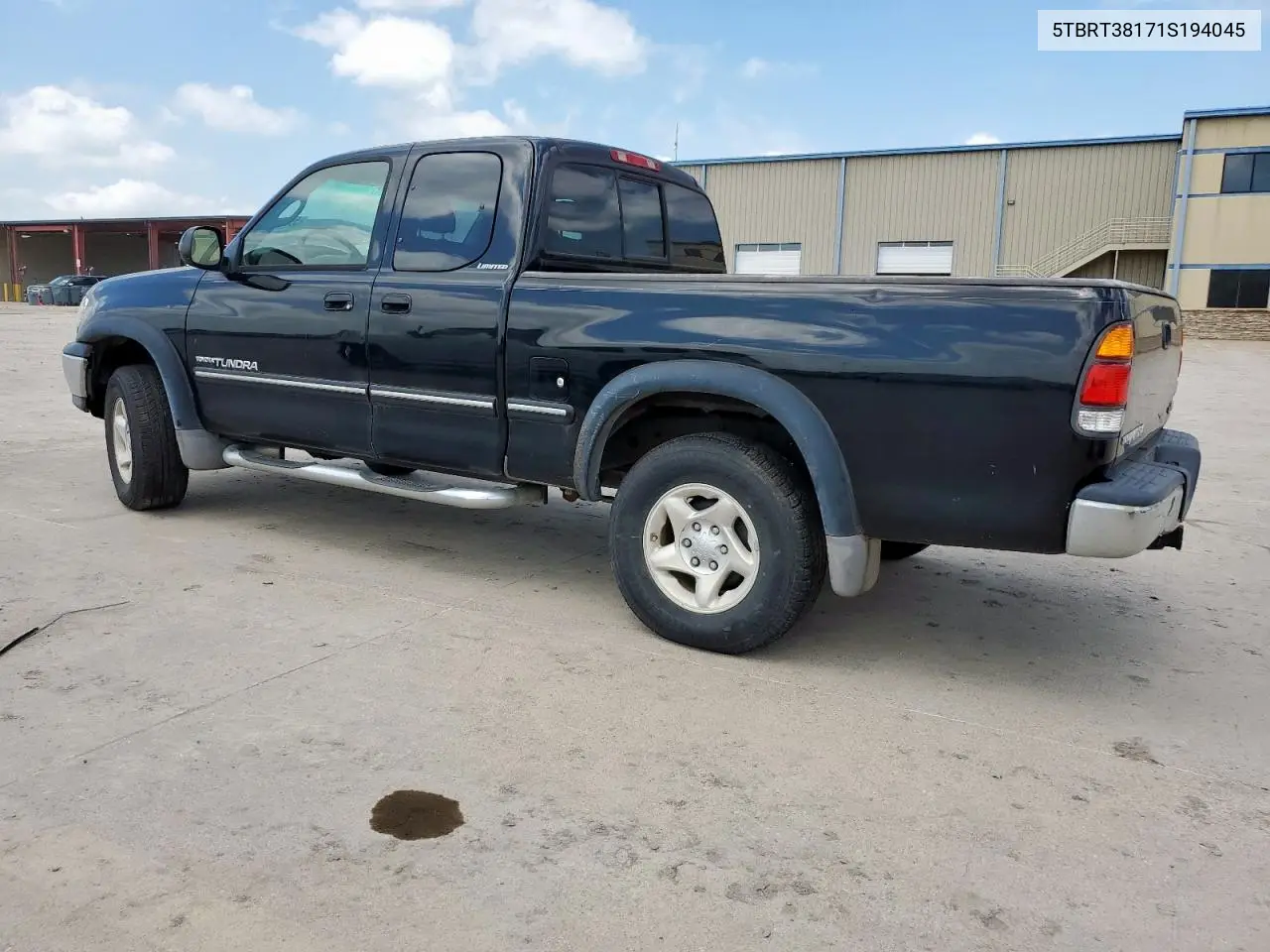 2001 Toyota Tundra Access Cab Limited VIN: 5TBRT38171S194045 Lot: 59787005