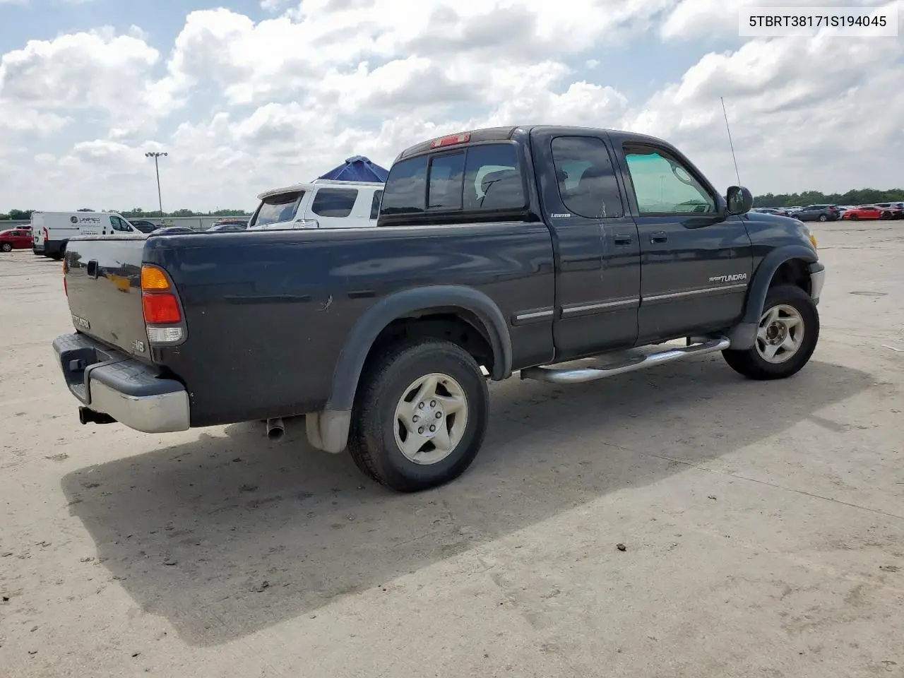 2001 Toyota Tundra Access Cab Limited VIN: 5TBRT38171S194045 Lot: 59787005