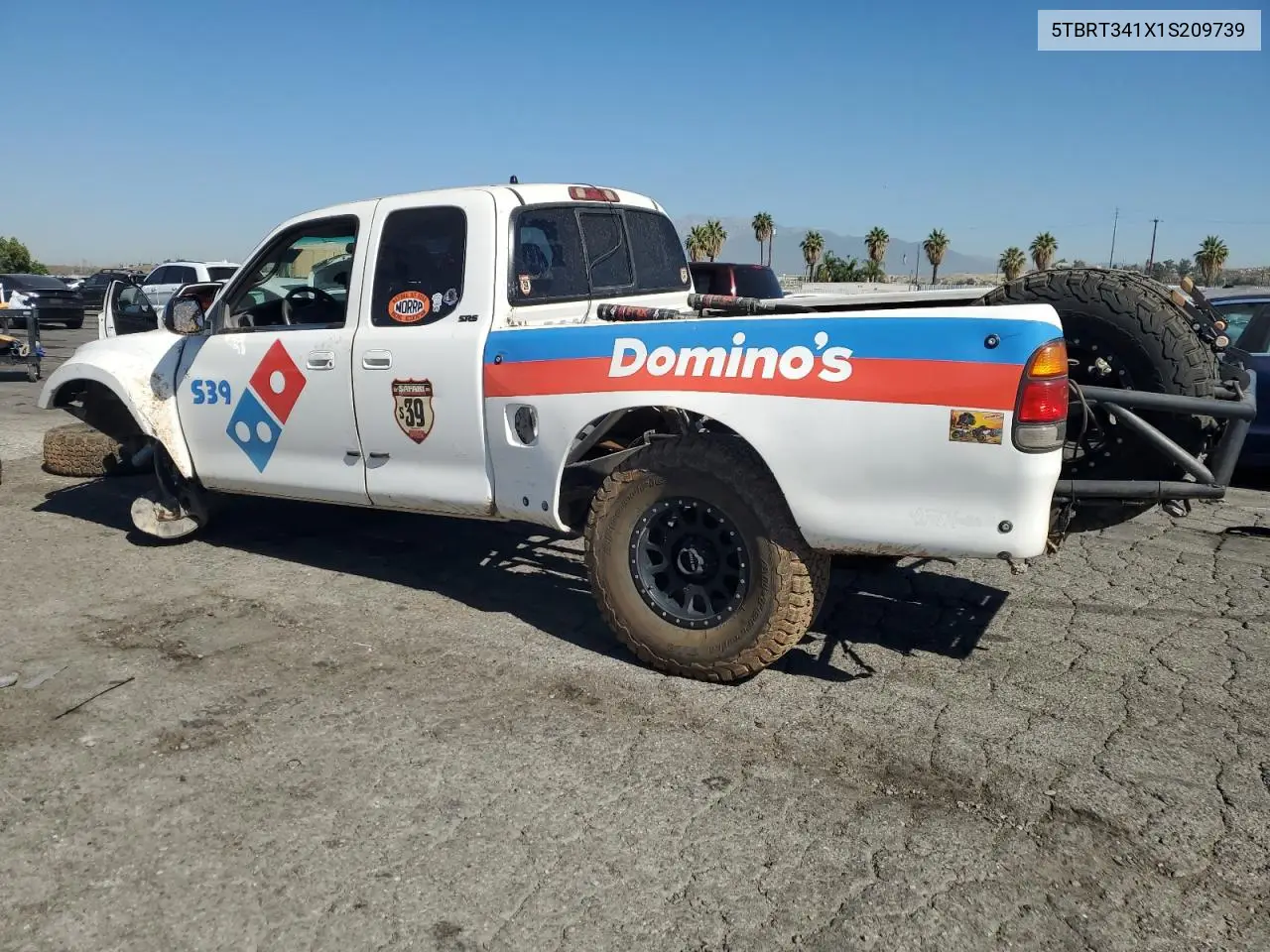 2001 Toyota Tundra Access Cab VIN: 5TBRT341X1S209739 Lot: 62898945