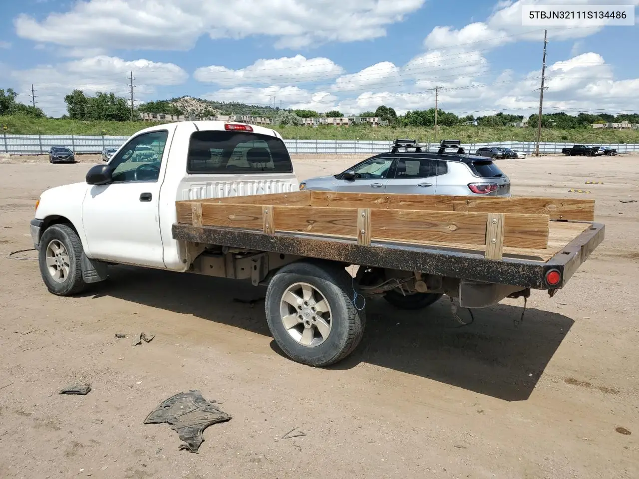 2001 Toyota Tundra VIN: 5TBJN32111S134486 Lot: 62932285