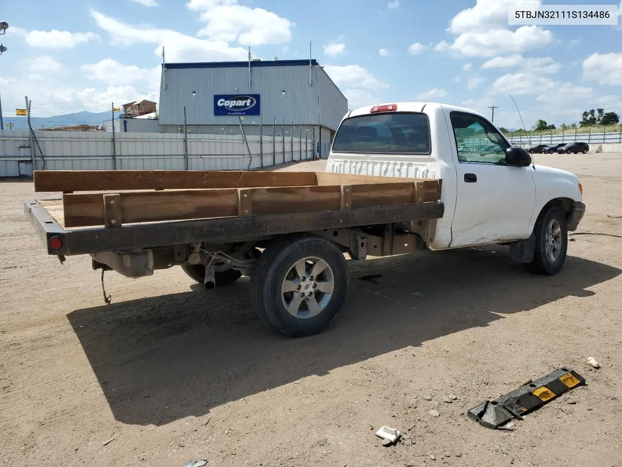 2001 Toyota Tundra VIN: 5TBJN32111S134486 Lot: 62932285