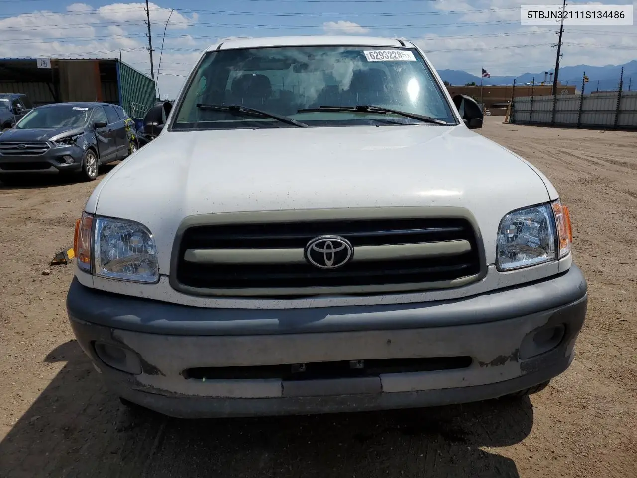 2001 Toyota Tundra VIN: 5TBJN32111S134486 Lot: 62932285