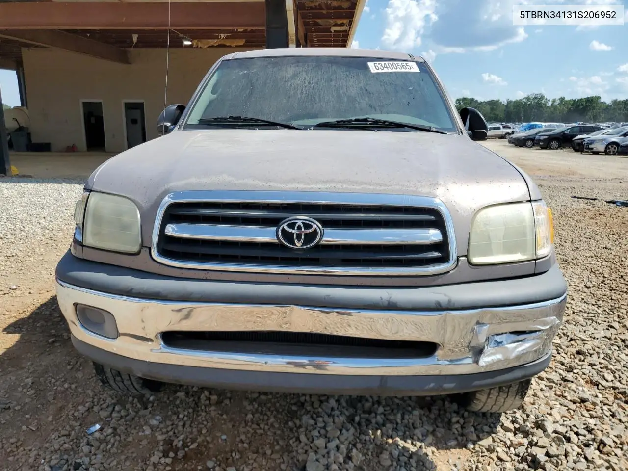 2001 Toyota Tundra Access Cab Sr5 VIN: 5TBRN34131S206952 Lot: 63400565