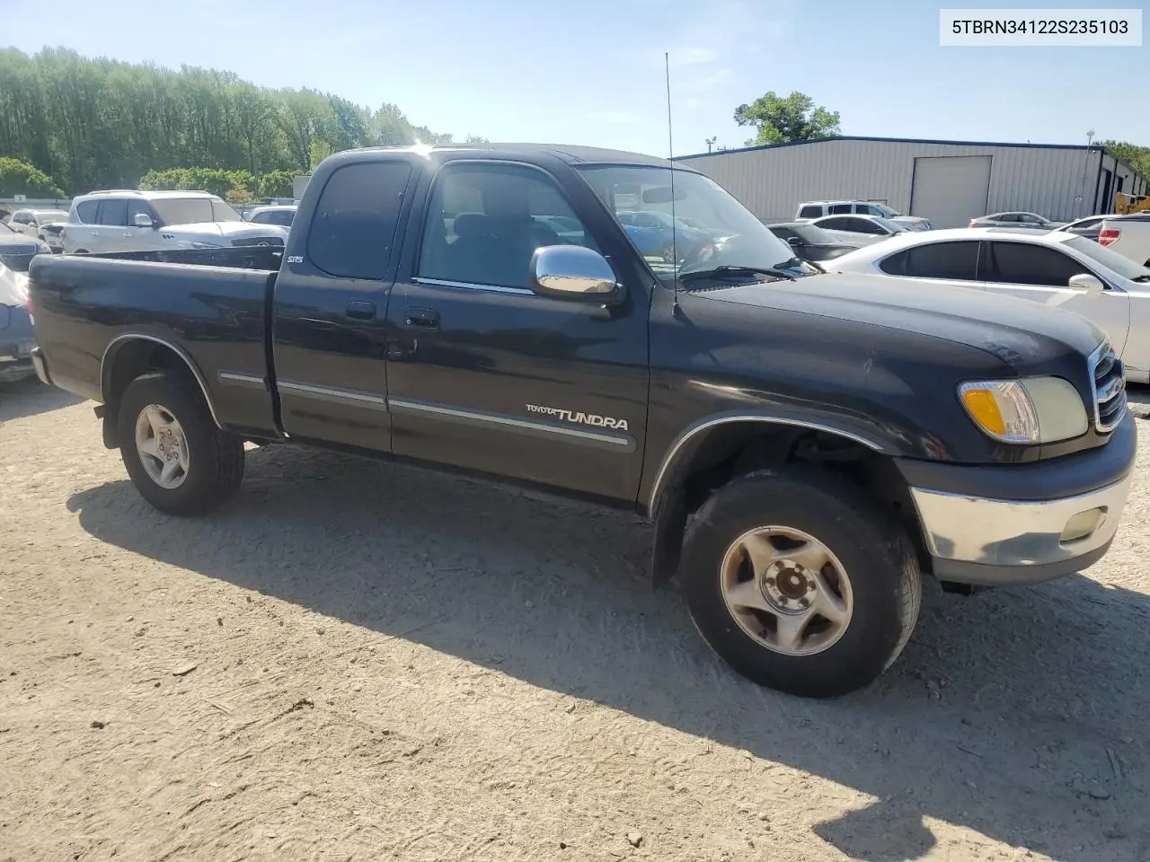 2002 Toyota Tundra Access Cab Sr5 VIN: 5TBRN34122S235103 Lot: 53354015