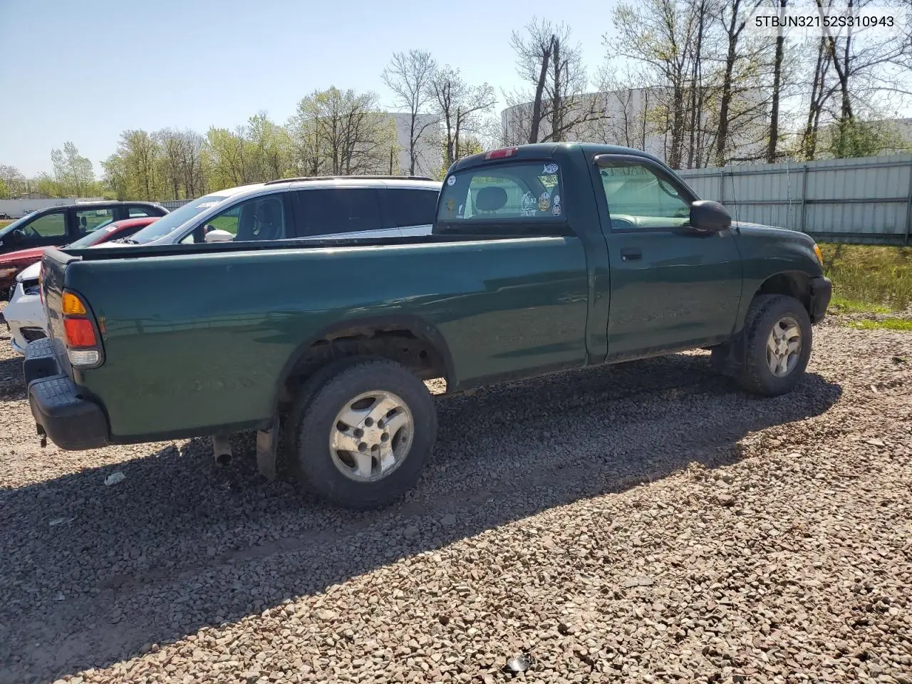 2002 Toyota Tundra VIN: 5TBJN32152S310943 Lot: 56734975